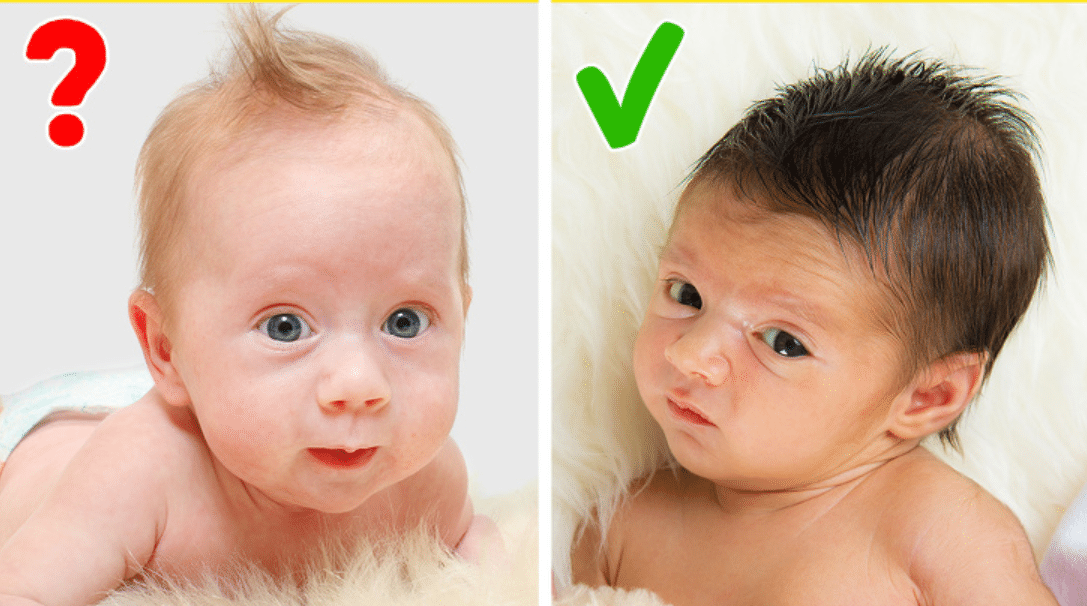 Может ли у ребенка поменяться. Цвет волос ребенка. Ребенок цвет волос меняется. Цвет глаз у месячного ребенка.